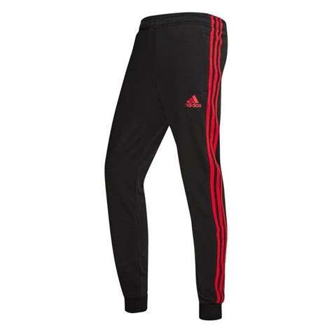 adidas zwart rood|adidas trainers broek.